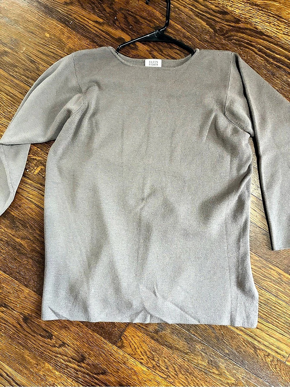 Eileen Fisher Wool Sweater Gray/brown Small